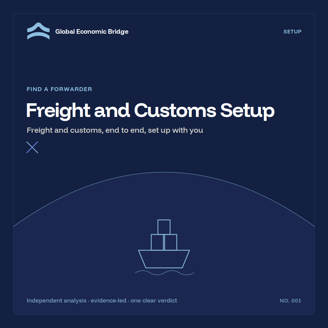 Freight and Customs Setup, Global Economic Bridge