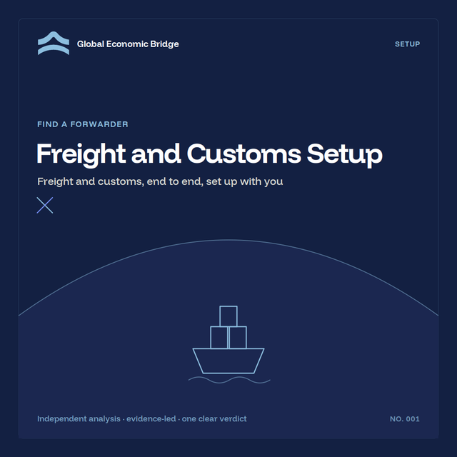 Freight and Customs Setup, Global Economic Bridge
