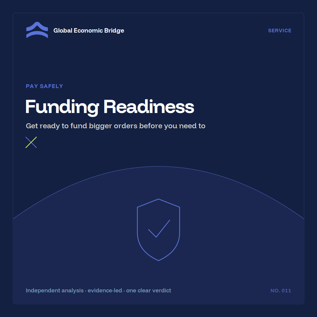 Funding Readiness, Global Economic Bridge