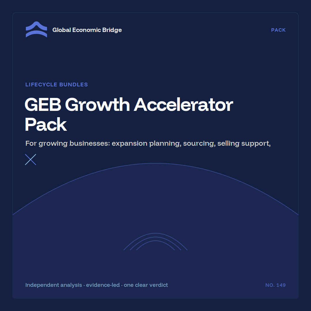 GEB Growth Accelerator Pack, Global Economic Bridge