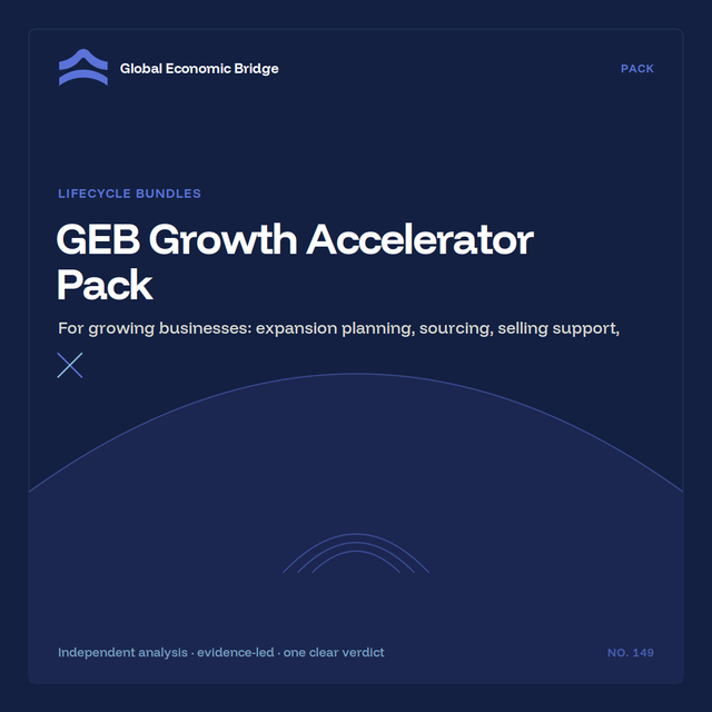 GEB Growth Accelerator Pack, Global Economic Bridge