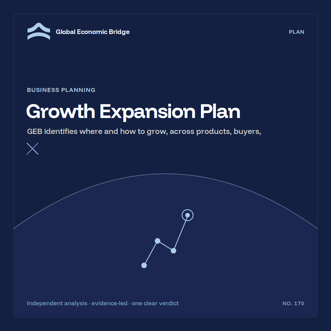 Growth Expansion Plan, Global Economic Bridge