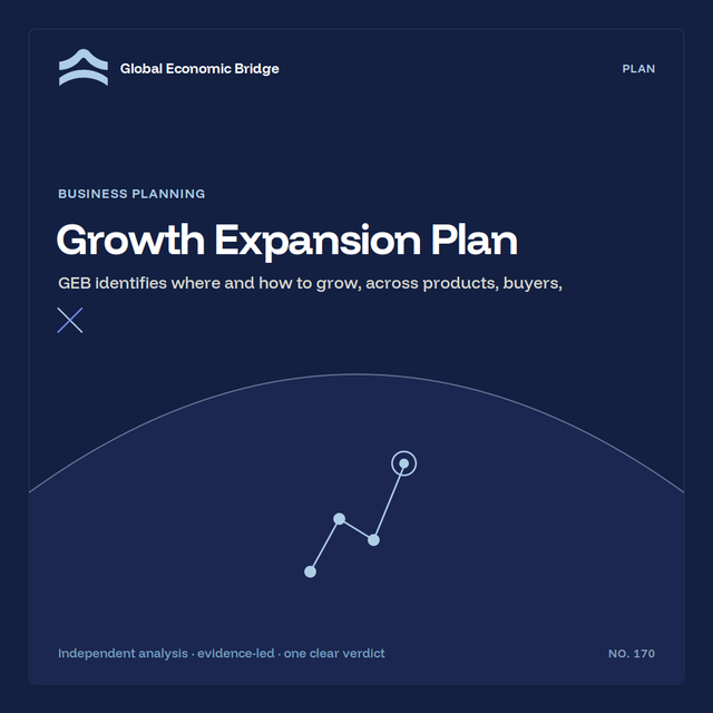 Growth Expansion Plan, Global Economic Bridge