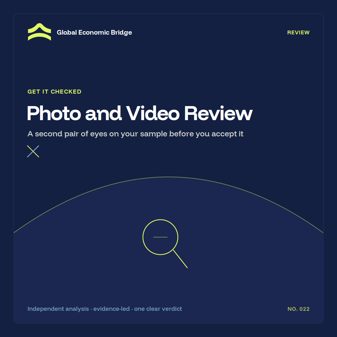 Photo and Video Review, Global Economic Bridge