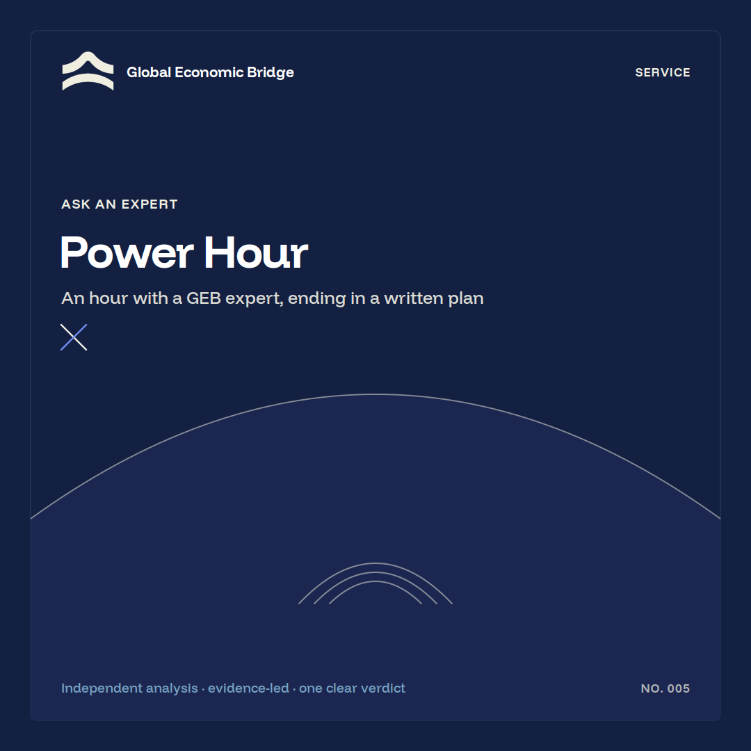 Power Hour, Global Economic Bridge