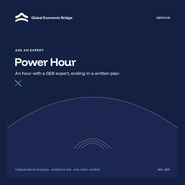 Power Hour, Global Economic Bridge