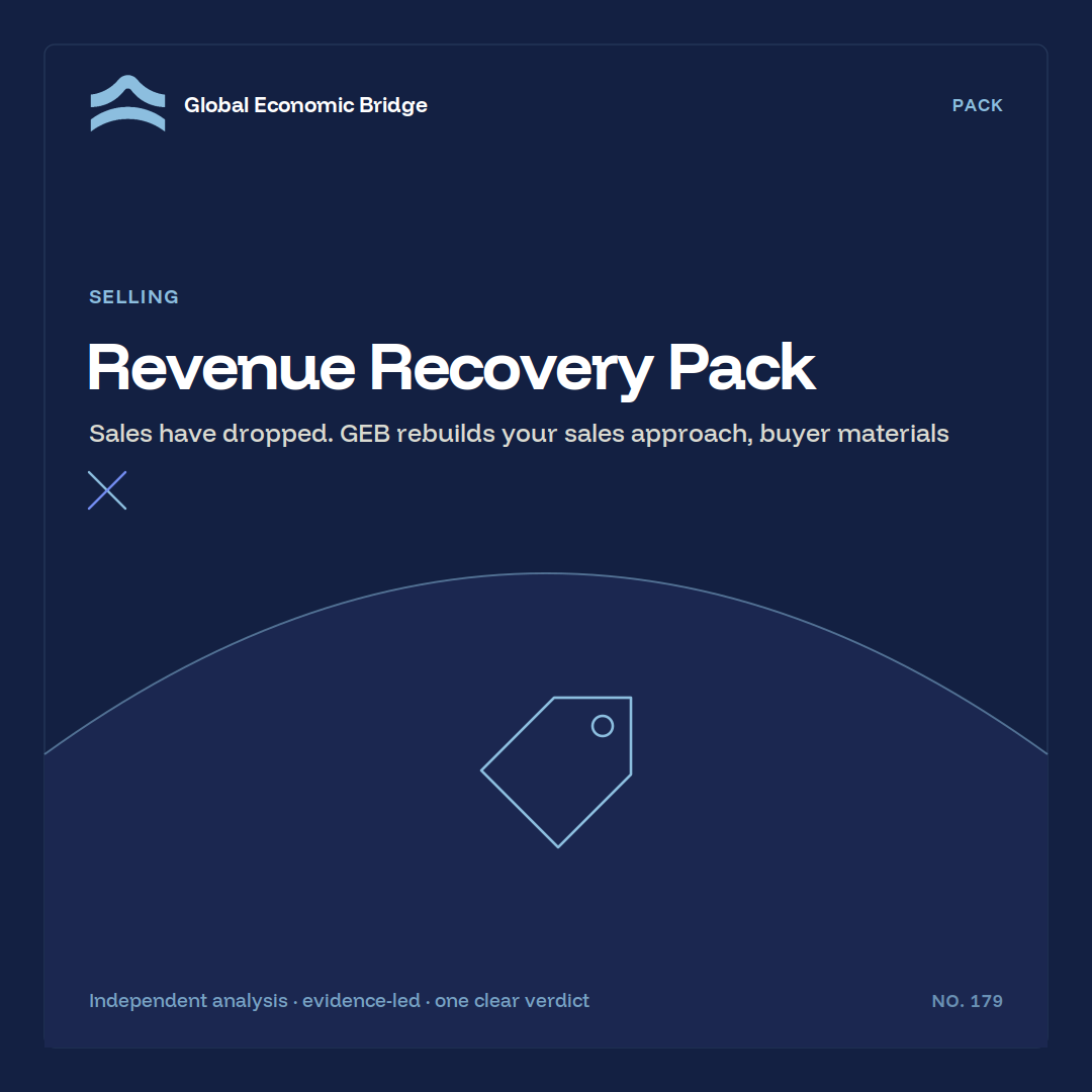 Revenue Recovery Pack, Global Economic Bridge
