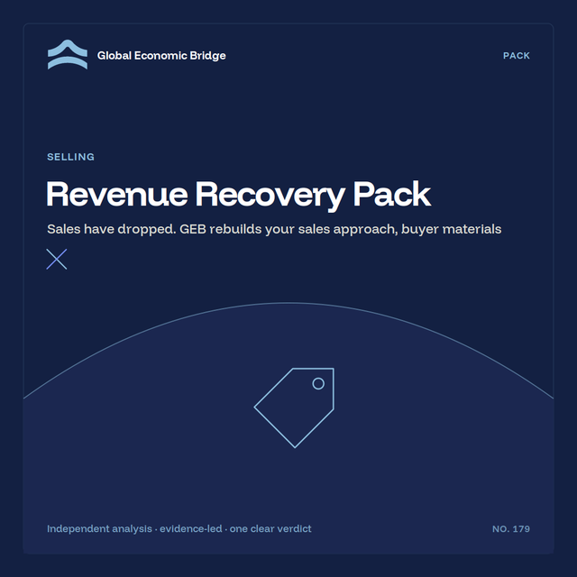 Revenue Recovery Pack, Global Economic Bridge