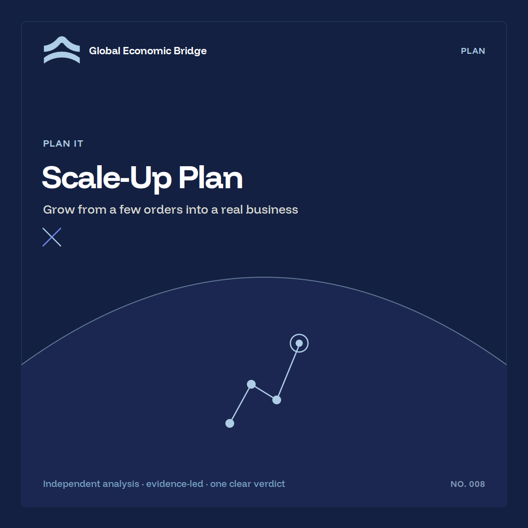 Scale-Up Plan, Global Economic Bridge
