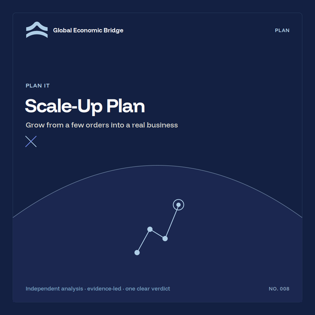 Scale-Up Plan, Global Economic Bridge