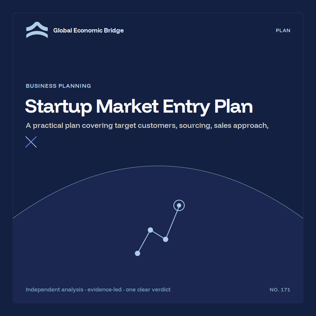Startup Market Entry Plan, Global Economic Bridge