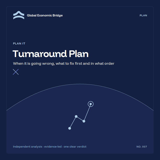 Turnaround Plan, Global Economic Bridge
